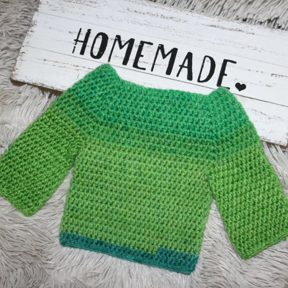 Green Nwot Baby Sweater 0-3 month
